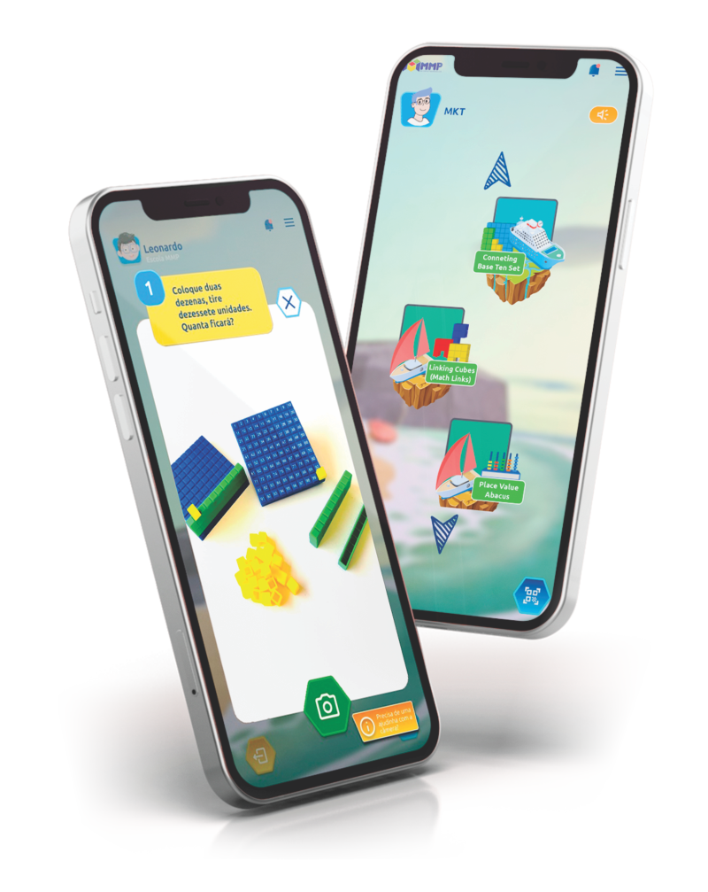 mockup celular com app gamificação 360